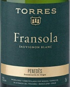 桃樂絲酒莊弗朗索拉園白葡萄酒(Torres Fransola, Penedes, Spain)