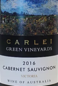 卡萊酒莊綠園系列赤霞珠紅葡萄酒(Carlei Green Vineyards Cabernet Sauvignon, Victoria, Australia)