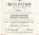 瑞芙霞多麗-灰皮諾干白葡萄酒(Reif Estate Winery Chardonnay - Pinot Grigio, Niagara River, Canada)