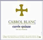 卡布哈爾酒莊奎澤混釀白葡萄酒(Domaine De Cabrol Cuvee Quinze Blanc, Cabardes, France)