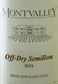 蒙特維利賽美蓉半干白葡萄酒(Montvalley Wines Off-Dry Semillon,Hunter Valley,Australia)