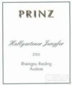 Prinz Hallgartener Jungfer Riesling Auslese, Rheingau, Germany