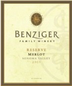 本齊格珍藏梅洛干紅葡萄酒(Benziger Family Winery Reserve Merlot, Sonoma County, USA)