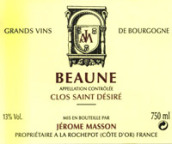 杰羅姆·曼森酒莊圣德賽爾干白葡萄酒(Domaine Jerome Masson Clos Saint Desire , Cote de Beaune, France)