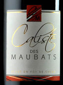 墨白酒莊卡莉斯塔紅葡萄酒(Chateau les Maubats Caliste des Maubats, Bordeaux, France)