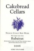 卡布瑞鲁拜集干红葡萄酒(Cakebread Cellars Rubaiyat Red, North Coast, USA)