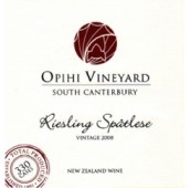 歐皮希谷晚收雷司令白葡萄酒(Opihi Valley Riesling Spatlese, Opihi, New Zealand)