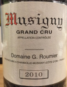 盧米酒莊（慕西尼特級園）紅葡萄酒(Domaine G. Roumier Musigny Grand Cru, Cote de Nuits, France)