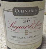 獵豹酒莊庫利納里亞精選設拉子-歌海娜紅葡萄酒(Leopard's Leap Culinaria Collection Shiraz Grenache, Western Cape, South Africa)