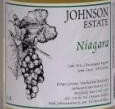 約翰遜酒莊尼亞加拉甜白葡萄酒(Johnson Estate Niagara， Westfeild, USA)