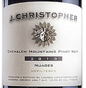 杰伊·克里斯托弗云朵黑皮諾干紅葡萄酒(J. Christopher Wines Nuages Pinot Noir, Chehalem Mountain, USA)