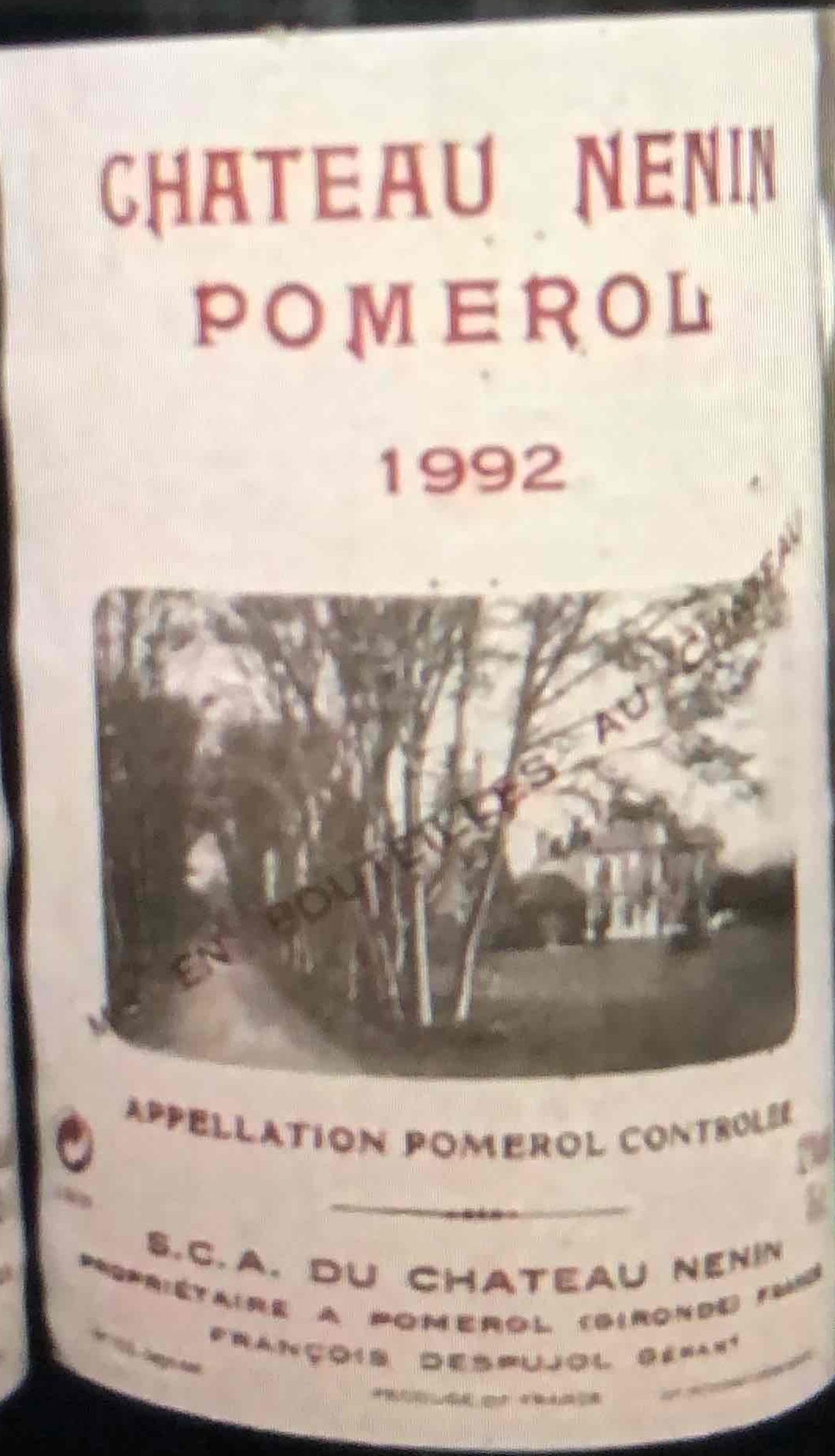 Chateau Nenin, Pomerol, France-列兰酒庄葡萄酒-价格-评价-中文名