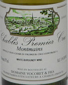 威克赫父子酒莊蒙特邁（夏布利一級園）干白葡萄酒(Domaine Vocoret et Fils Montmains, Chablis Premier Cru, France)