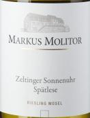 玛斯莫丽酒庄日冕园雷司令晚收白葡萄酒(Weingut Markus Molitor Zeltinger Sonnenuhr Riesling Spatlese, Mosel, Germany)