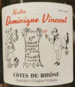 多米尼克文森特红葡萄酒(Maitre Dominique Vincent, Cote du Rhone, France)