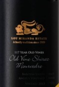 盧馬蘭達(dá)酒莊老藤設(shè)拉子慕合懷特紅葡萄酒(Lou Miranda Estate Old Vine Shiraz Mourvedre, Baross Valley, Australia)