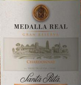 桑塔麗塔真實(shí)勛章特級珍藏霞多麗干白葡萄酒(Santa Rita Medalla Real Gran Reserva Chardonnay,  Limari Valley, Chile)