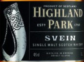 高原騎士斯維恩蘇格蘭單一麥芽威士忌(Highland Park Svein Single Malt Scotch Whisky, Orkney, UK)