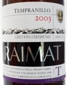 若曼達(dá)丹魄干紅葡萄酒(Raimat Tempranillo, Costers del Segre, Spain)