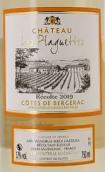 普拉蓋特酒莊甜白葡萄酒(Chateau Les Plaguettes, Cotes de Bergerac, France)