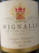 魏格納爾酒莊單一園黑皮諾紅葡萄酒(Wignalls Single Vineyard Pinot Noir, Albany, Australia)