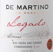 德馬丁諾傳奇珍藏霞多麗干白葡萄酒(De Martino Legado Reserva Chardonnay, Limari Valley, Chile)