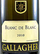 加拉格爾酒莊白中白起泡酒(Gallagher Wines Blanc de Blanc, Southern New South Wales, Australia)