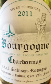 圣松-羅斯諾霞多麗干白葡萄酒(Domaine Sainson-Rossignol Bourgogne Chardonnay, Burgundy, France)