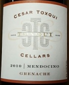 凱撒托奎歌海娜干紅葡萄酒(Cesar Toxqui Grenache, Mendocino County, USA)