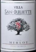 圣朱莉特酒莊梅洛紅葡萄酒(Villa San Juliette Merlot, Paso Robles, USA)