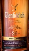 格蘭菲迪卓越26年蘇格蘭單一麥芽威士忌(Glenfiddich Excellence Aged 26 Years Single Malt Scotch Whisky, Speyside, UK)