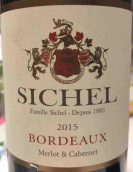 西賽酒莊梅洛-赤霞珠紅葡萄酒(Sichel Merlot ＆ Cabernet, Bordeaux, France)