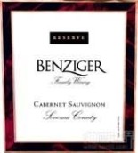 本齊格珍藏赤霞珠干紅葡萄酒(Benziger Family Winery Reserve Cabernet Sauvignon, Sonoma County, USA)