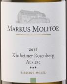 瑪斯莫麗酒莊金海姆村玫瑰山精選三星雷司令白葡萄酒（綠蓋）(Weingut Markus Molitor Kinheimer Rosenberg Auslese*** Riesling, Mosel, Germany (Green Capsule))