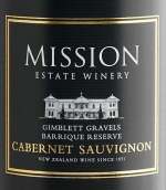 明圣酒莊桶裝珍藏赤霞珠紅葡萄酒(Mission Estate Winery Barrique Reserve Cabernet Sauvignon, Gimblett Gravels, New Zealand)