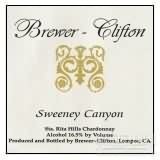 克林頓斯維尼峽谷霞多麗干白葡萄酒(Brewer-Clifton Sweeney Canyon Chardonnay, Sta Rita Hills, USA)