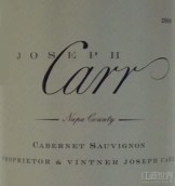 約瑟夫凱爾酒莊赤霞珠干紅葡萄酒(Joseph Carr Cabernet Sauvignon, Napa Valley, USA)