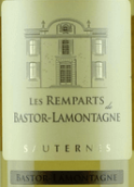 巴斯特酒莊副牌貴腐甜白葡萄酒(Chateau Bastor-Lamontagne Les Remparts de Bastor-Lamontagne, Sauternes, France)