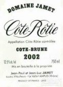 杰美特酒莊棕丘紅葡萄酒(Domaine Jamet Cote Brune, Cote Rotie, France)