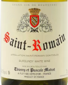 馬特羅酒莊（圣羅曼村）白葡萄酒(Domaine Matrot Saint-Romain, Cote de Beaune, France)