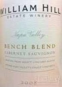 威廉山本奇混釀赤霞珠干紅葡萄酒(William Hill Bench Blend Cabernet Sauvignon, Napa Valley, USA)