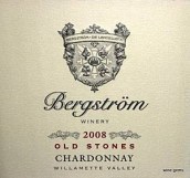 伯格斯多姆“古石”霞多麗干白葡萄酒(Bergstrom Wines 'Old Stones' Chardonnay, Willamette Valley, USA)