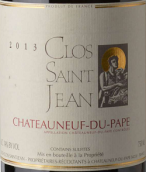 圣约翰酒庄教皇新堡红葡萄酒(Clos Saint-Jean Chateauneuf-du-Pape, Rhone Valley, France)