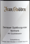 瓊施托登杜特娜黑皮諾半干紅葡萄酒(Jean Stodden Dernauer Spatburgunder QbA Feinherb, Ahr, Germany)