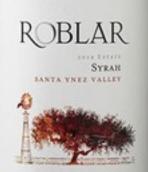 羅布萊莊園西拉紅葡萄酒(Roblar Winery Syrah, Santa Barbara County, USA)