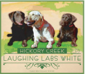 山核桃溪酒莊歡樂拉布拉多半甜白葡萄酒(Hickory Creek Laughing Labs White, Lake Michigan Shore, USA)