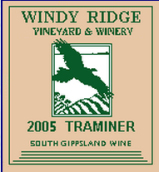 風(fēng)脊塔明娜干白葡萄酒(Windy Ridge Winery Cellar Traminer, Victoria, Australia)