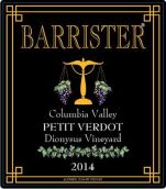 律師狄俄尼索斯園味而多干紅葡萄酒(Barrister Winery Dionysus Vineyard Petit Verdot, Columbia Valley, USA)