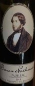 羅斯柴爾德男爵納撒尼爾男爵紅葡萄酒(Baron Philippe de Rothschild Baron Nathaniel, Pauillac, France)