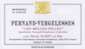 馬雷父子酒莊漂亮女孩紅葡萄酒(Domaine Pierre Marey et Fils Pernand-Vergelesses Les Belles Filles, Cote de Beaune, France)